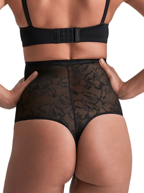 Ultra hoge taille kanten shapewear string lacy - Kiabi Ultra hoge taille kanten shapewear string lacy - Kiabi