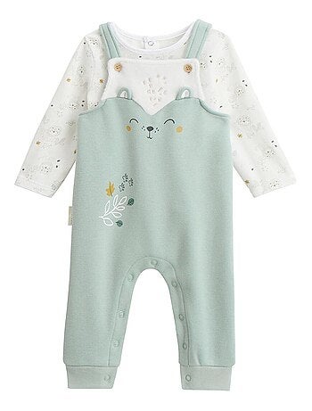 Ultra-warme fleece babyoveralls en kenya t-shirt set