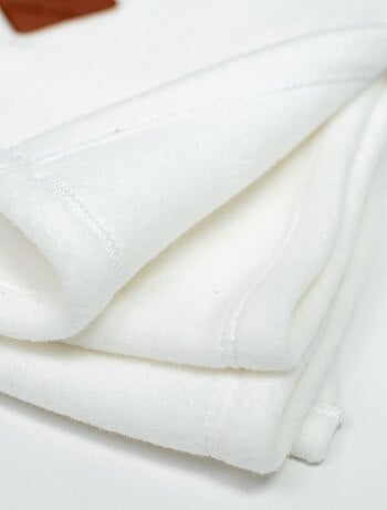 Ultra-zachte fleece deken van 100% katoen
