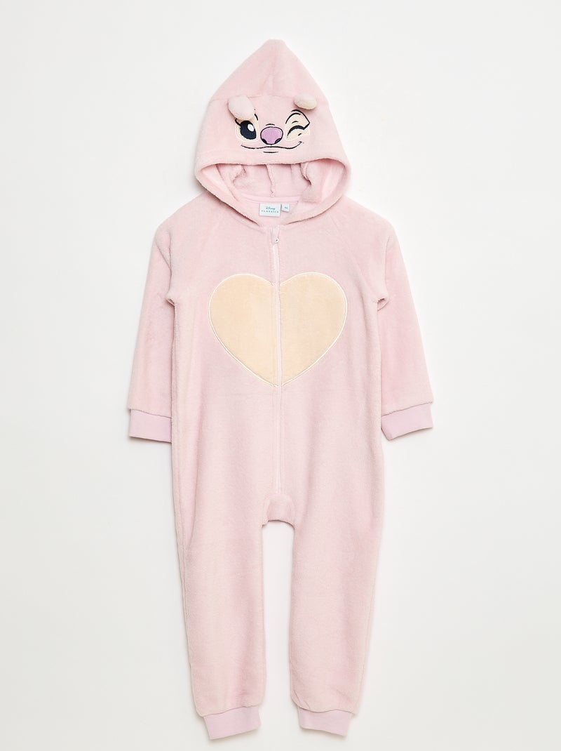 Ultrazacht fleece pyjamapakje 'Angel' 'Disney' Rose - Kiabi