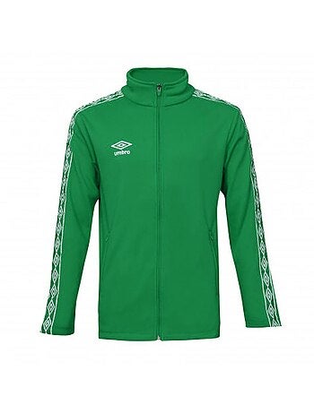 Umbro diam jongens vest met rits groen 647770