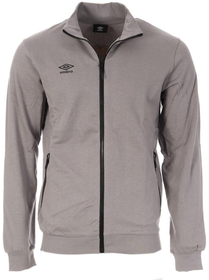Umbro Donkergrijs Trainingsjack voor Heren - Bas Net Collectie Zilvergrijs - Kiabi
