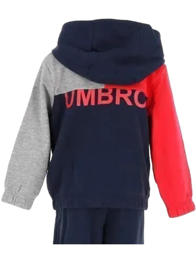Umbro gam net jongens hoodie met rits - marine/rood/grijs Marineblauw - Kiabi