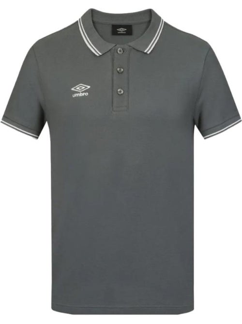 Umbro Grijs Polo Shirt voor Heren - Bas Net Piqué - Kiabi