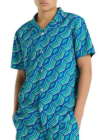 Umbro heren groen overhemd met print - regale