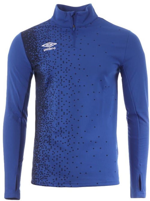 Umbro Heren Halve Rits Sweater Blauw 570330 - Kiabi Umbro Heren Halve Rits Sweater Blauw 570330 - Kiabi