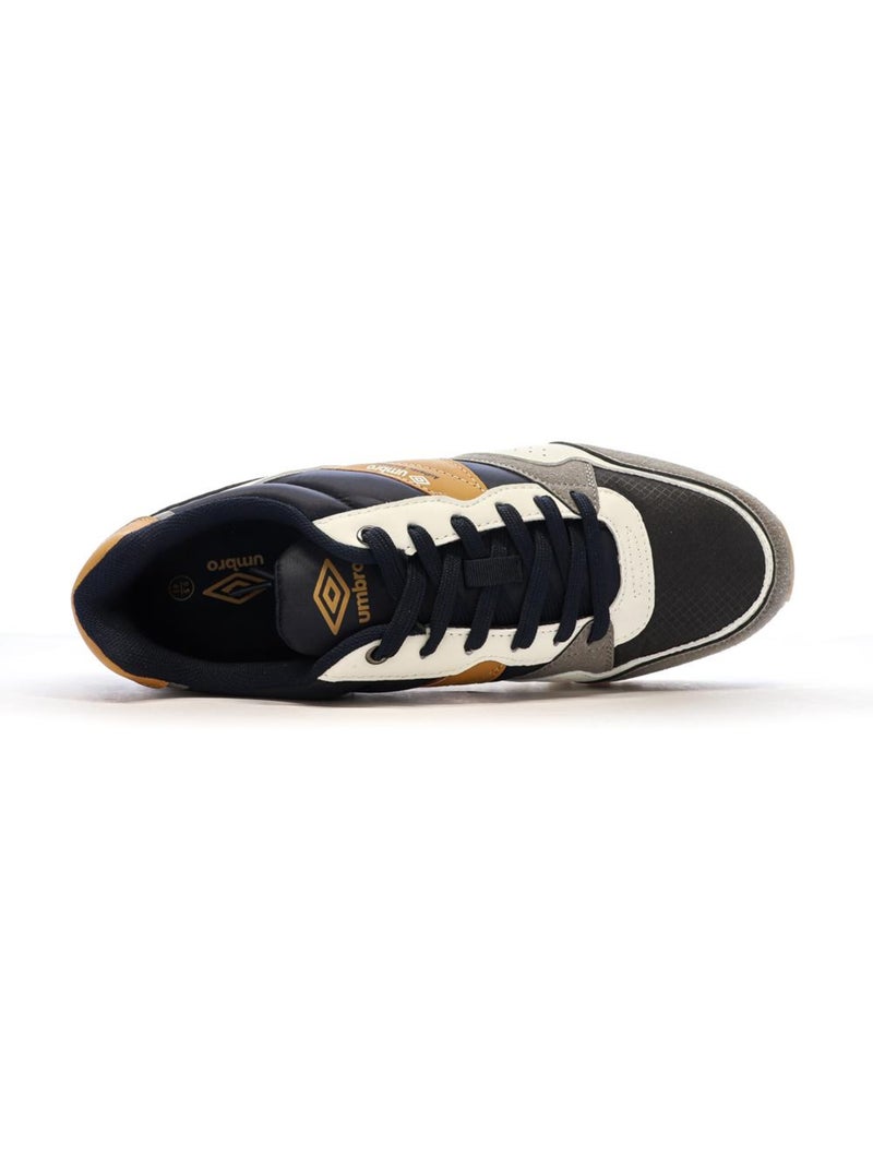 Umbro Heren Sneakers Wit/Marine/Camel 973590 Zwart - Kiabi