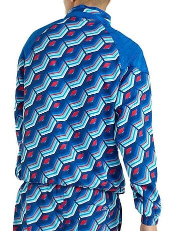 Umbro heren windjack blauw met panelen