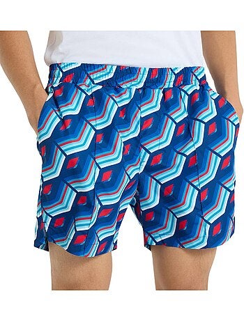 Umbro heren zwemshort blauw met quetzale print
