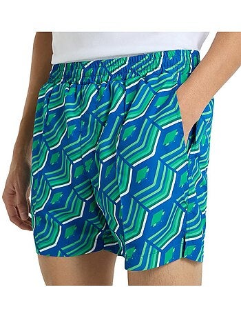 Umbro heren zwemshort blauw/groen met quetzale print