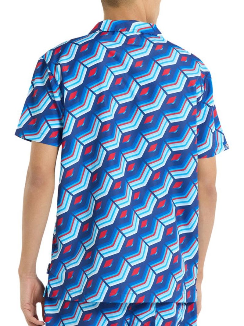 Umbro Herenoverhemd met Print - Koningsblauw Blauw - Kiabi