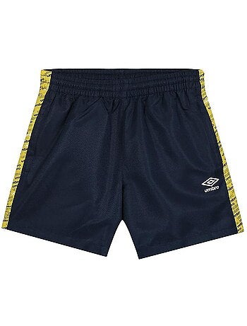 Umbro jongens short marine/geel