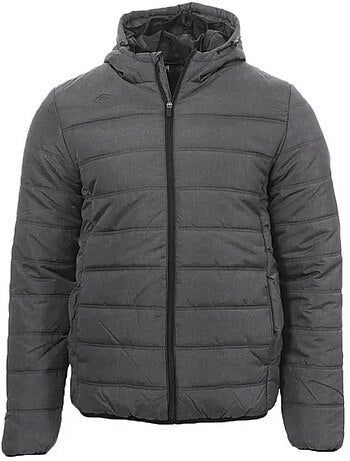 Umbro junior gewatteerde jas grijs marl