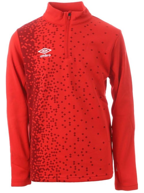 Umbro kinder sweatshirt rood met halve rits - 570330 - Kiabi Umbro kinder sweatshirt rood met halve rits - 570330 - Kiabi