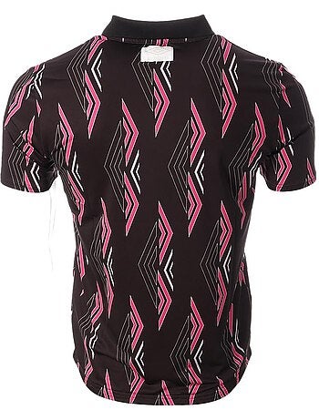 Umbro king polo heren zwart/roze