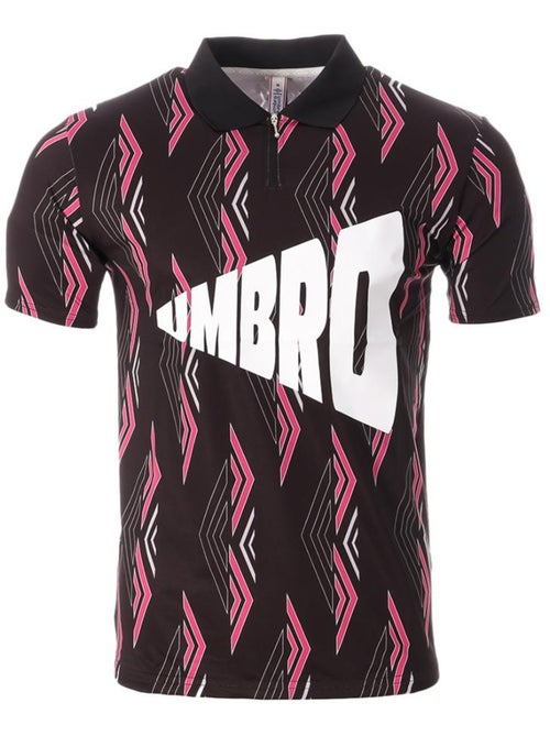 Umbro King Polo Heren Zwart/Roze - Kiabi Umbro King Polo Heren Zwart/Roze - Kiabi