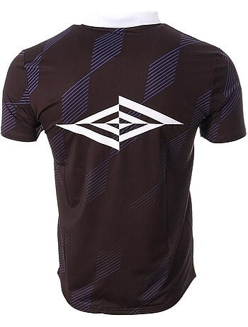 Umbro king polo voor heren - zwart/blauw