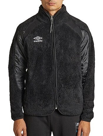 Umbro lif polar sherpa vest voor heren - zwart