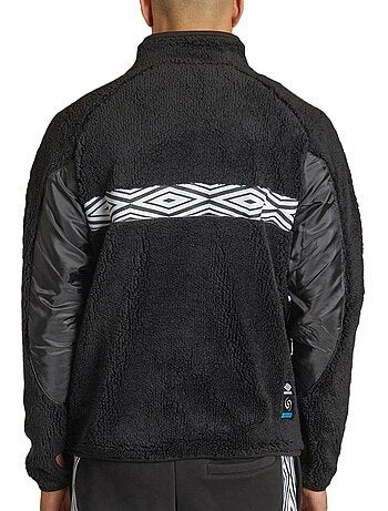 Umbro lif polar sherpa vest voor heren - zwart