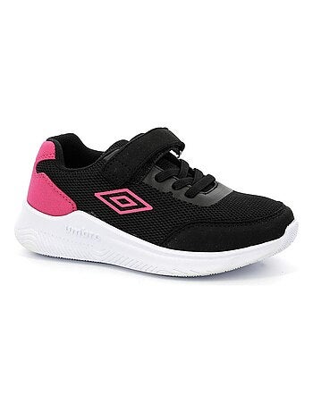 Umbro nateo meisjes sneakers zwart/roze - stijlvol & comfortabel