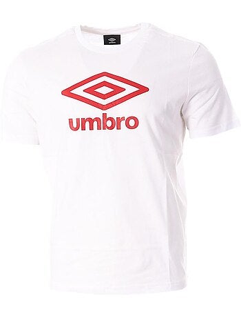 Umbro net t-shirt voor heren wit/rood 729280