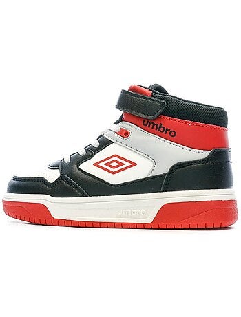Umbro olly vlc jongens sneakers zwart/rood/wit
