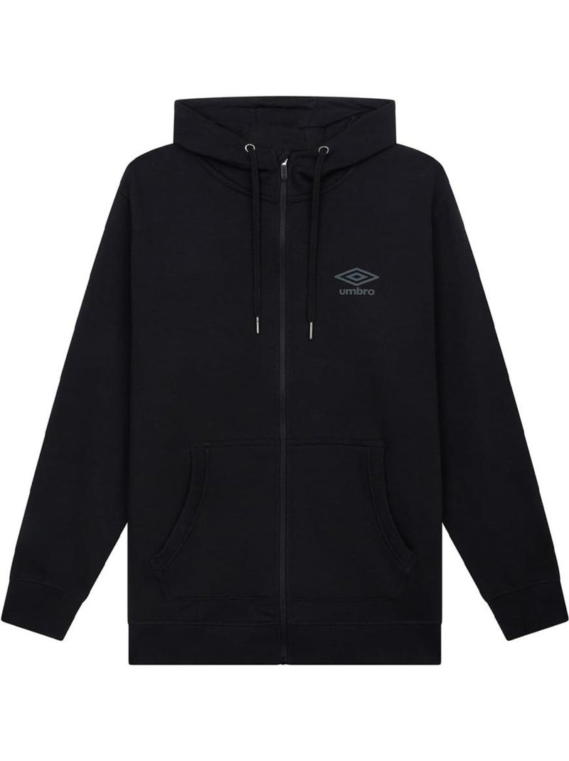 Umbro Sherpa Zwart Heren Vest met Rits Zwart - Kiabi