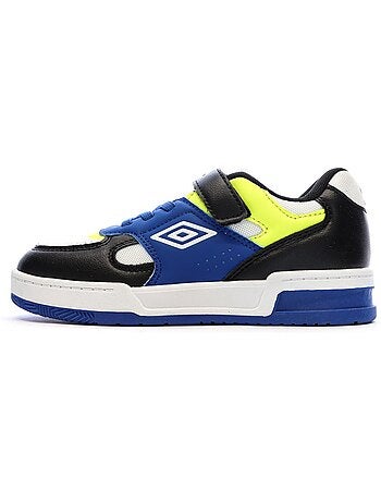 Umbro travys jongens sneakers zwart/blauw/geel