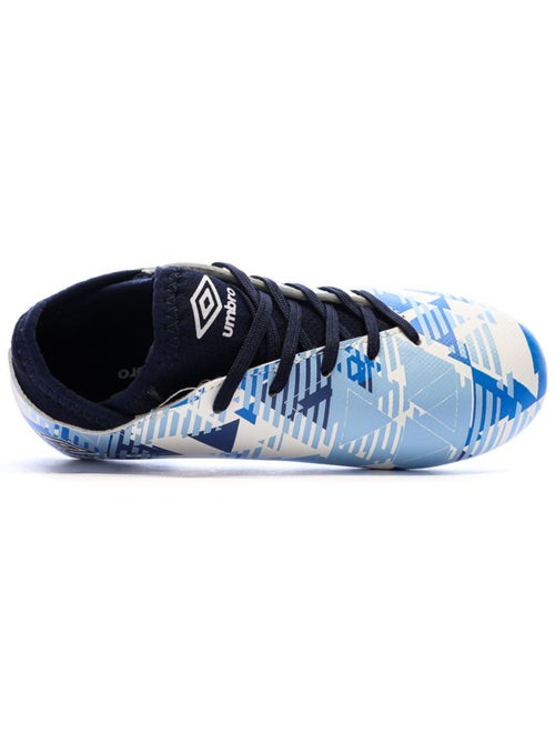 Umbro Voetbalschoenen Jongens Blauw/Wit voor Stevige Grond (FG) - Kiabi Umbro Voetbalschoenen Jongens Blauw/Wit voor Stevige Grond (FG) - Kiabi