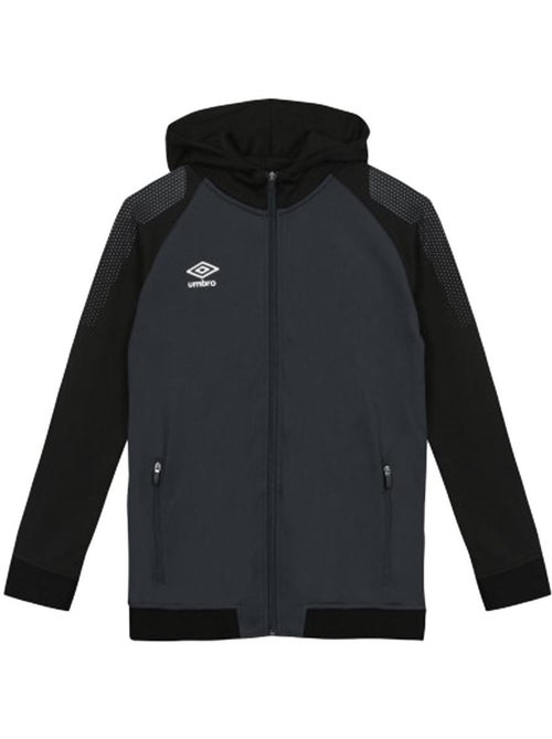 Umbro Zwart Heren Trainingsvest met Rits en Capuchon 943850 - Kiabi Umbro Zwart Heren Trainingsvest met Rits en Capuchon 943850 - Kiabi