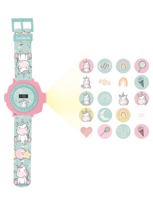Unicorn digitaal projectiehorloge met 20 beelden om te projecteren - Kiabi Unicorn digitaal projectiehorloge met 20 beelden om te projecteren - Kiabi