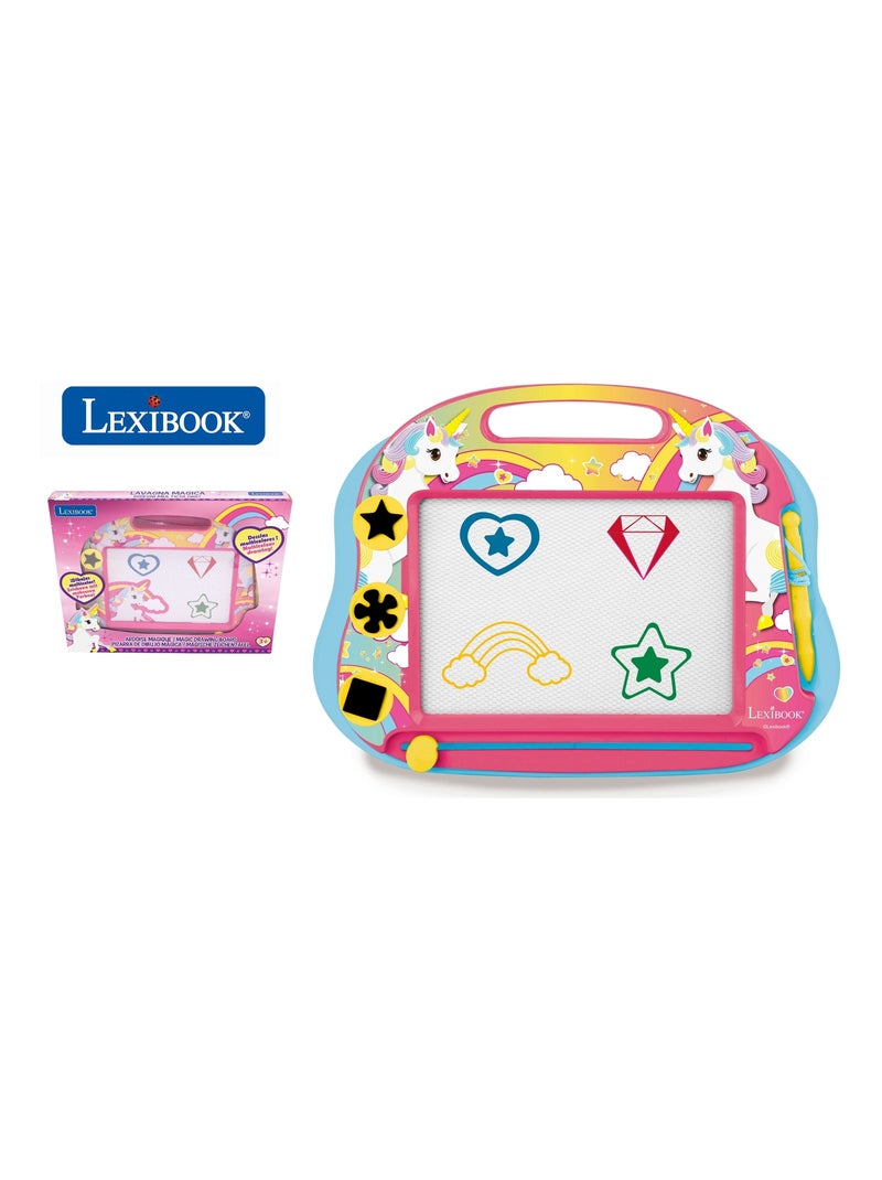 Unicorn magnetisch meerkleurig tekenbord met accessoires a5 formaat N.v.t. - Kiabi