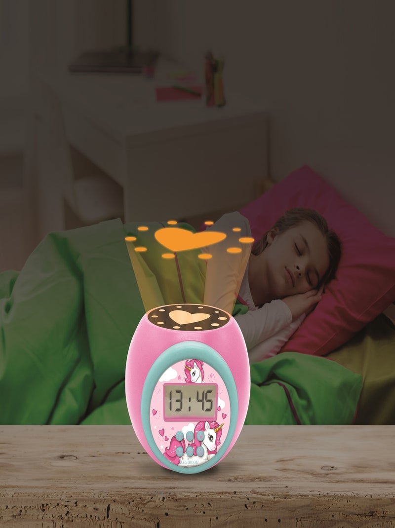 Unicorn projector wekker met timer Roze - Kiabi