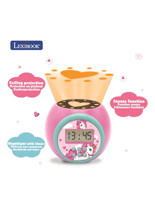 Unicorn projector wekker met timer - Kiabi Unicorn projector wekker met timer - Kiabi