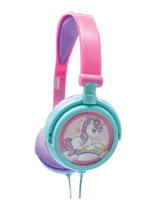 Unicorn stereo bedrade opvouwbare koptelefoon met veilige volumebeperking - Kiabi Unicorn stereo bedrade opvouwbare koptelefoon met veilige volumebeperking - Kiabi