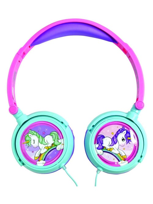 Unicorn stereo bedrade opvouwbare koptelefoon met veilige volumebeperking - Kiabi Unicorn stereo bedrade opvouwbare koptelefoon met veilige volumebeperking - Kiabi