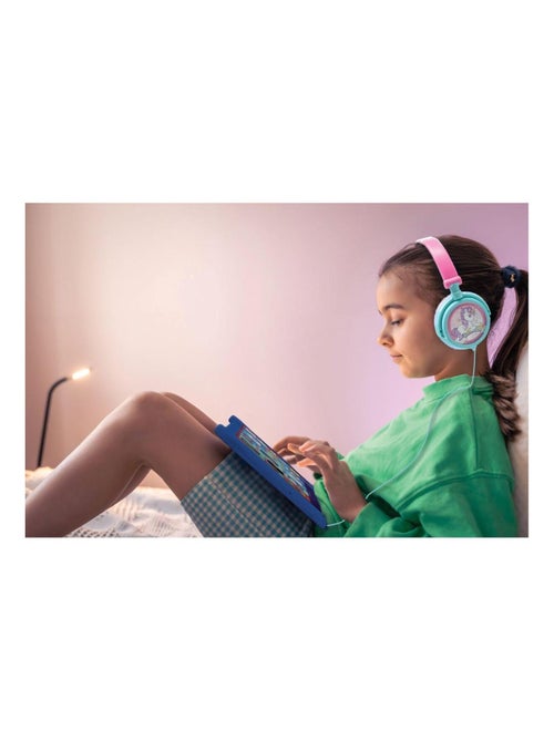 Unicorn stereo bedrade opvouwbare koptelefoon met veilige volumebeperking - Kiabi Unicorn stereo bedrade opvouwbare koptelefoon met veilige volumebeperking - Kiabi