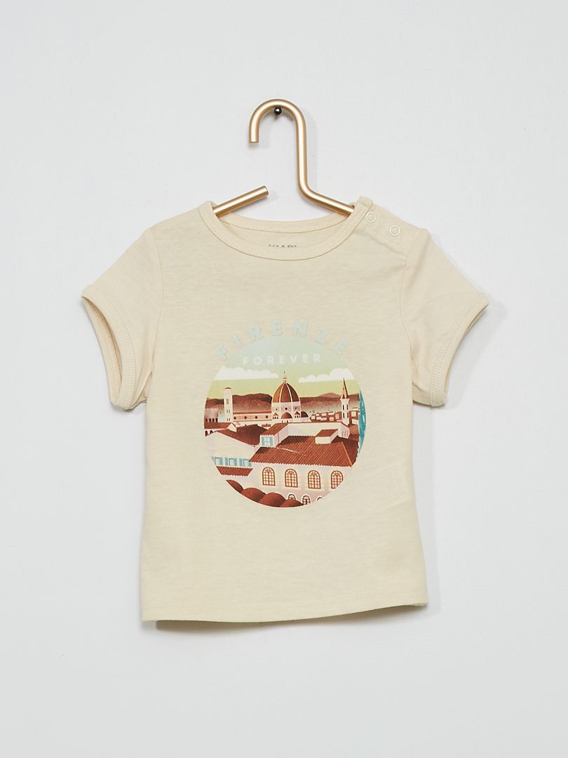 Uniseks T-shirt 'Firenze' WIT - Kiabi