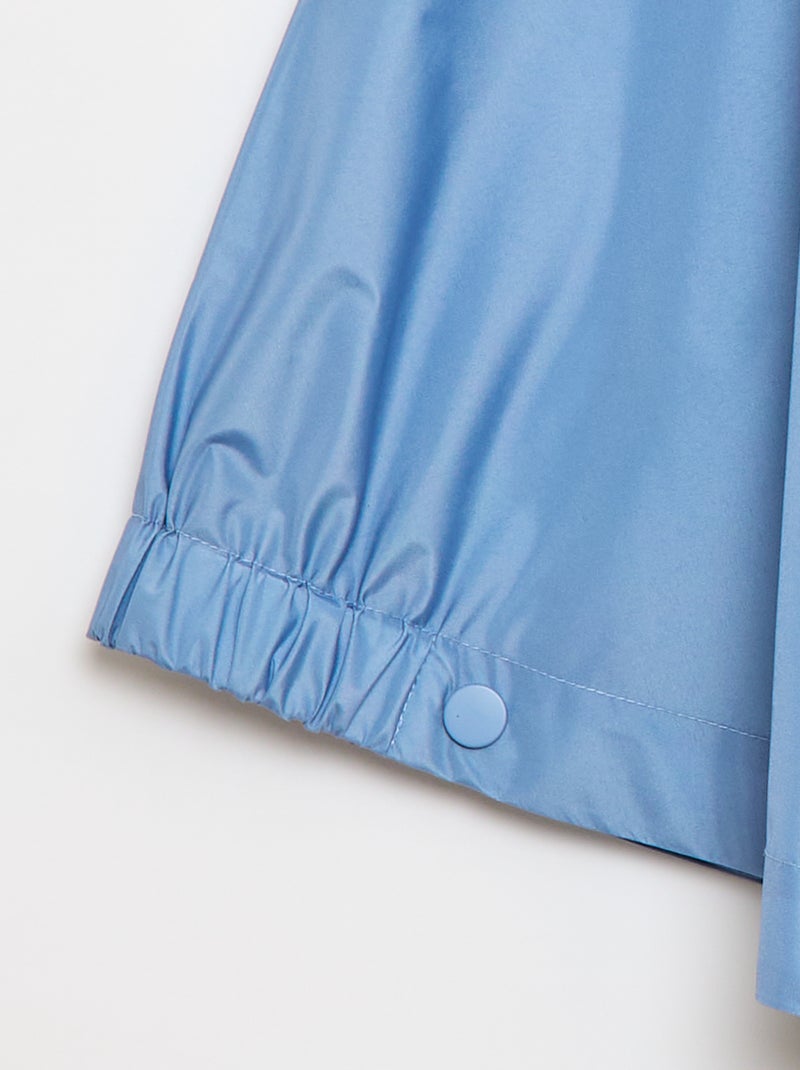 Unisex capuchonponcho - gemakkelijk aan te trekken collectie Blauw - Kiabi
