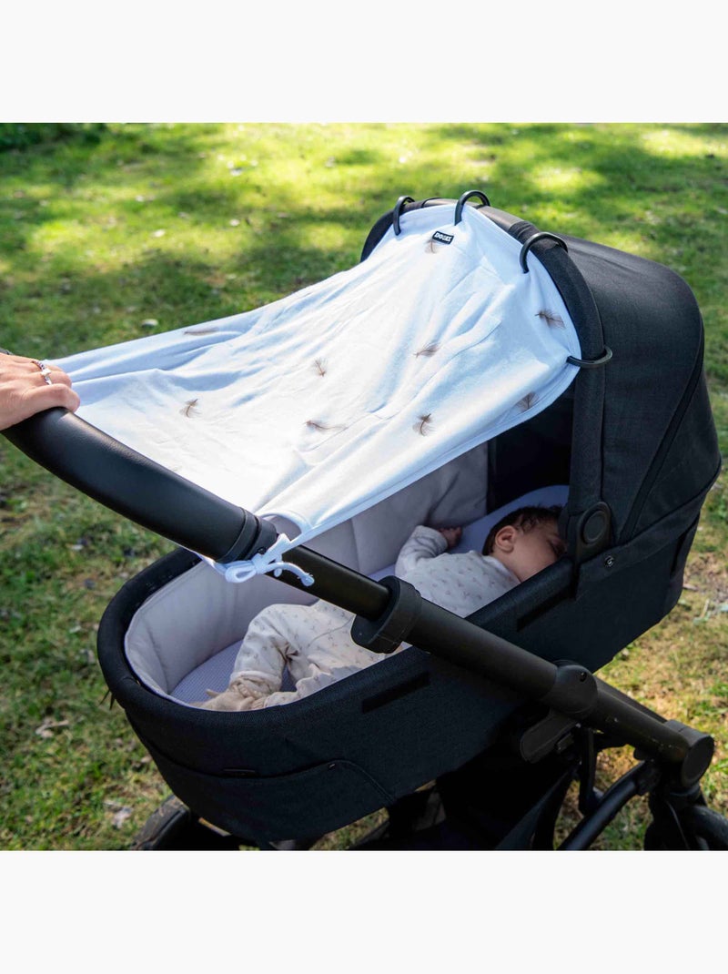 Universeel zonnescherm voor kinderwagen en autostoel | dooky Wit - Kiabi