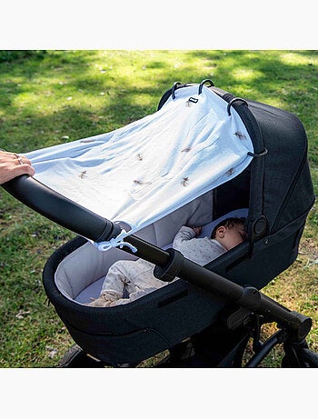 Universeel zonnescherm voor kinderwagen en autostoel