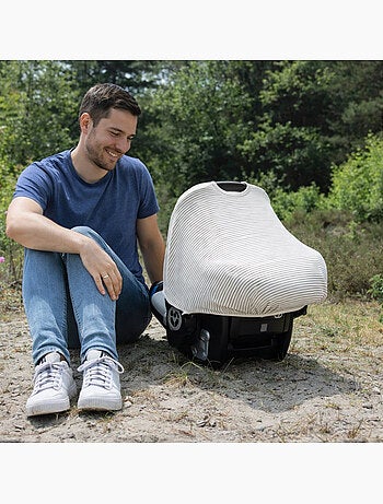 Universeel zonnescherm voor kinderwagen en autostoel