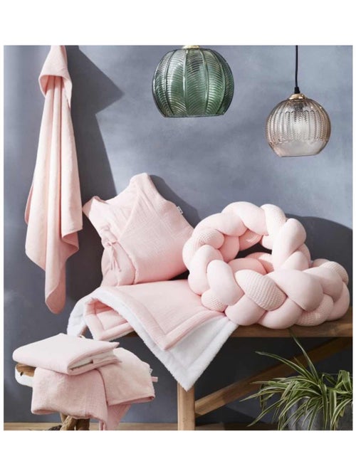 Universele vlecht voor babybedje met honingraatstructuur | sevira kids - Kiabi Universele vlecht voor babybedje met honingraatstructuur | sevira kids - Kiabi
