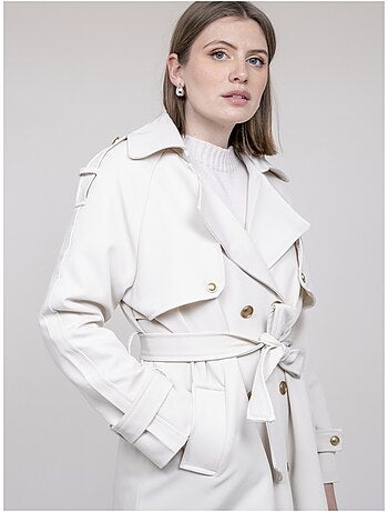 UNZILE lange trenchcoat