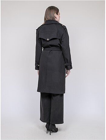 UNZILE lange trenchcoat