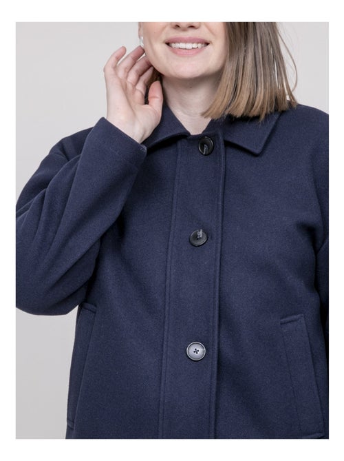 Uparlie korte jas met wollen look - Kiabi Uparlie korte jas met wollen look - Kiabi