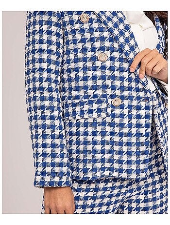 URIELLE pied-de-poule blazer
