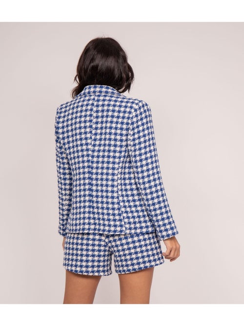 URIELLE pied-de-poule blazer - Kiabi URIELLE pied-de-poule blazer - Kiabi