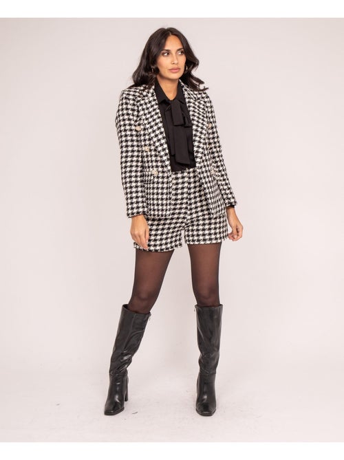 URIELLE pied-de-poule blazer - Kiabi URIELLE pied-de-poule blazer - Kiabi