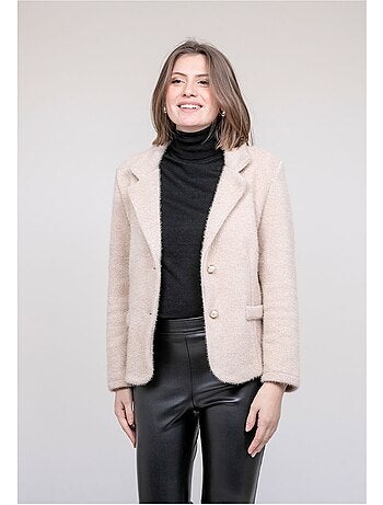 URTA blazer met textuur